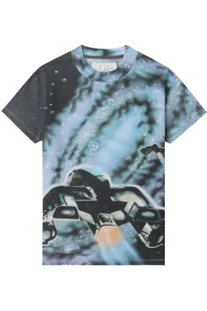 ERL T-Shirt mit Weltall-Print