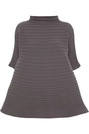 PLEATS PLEASE ISSEY MIYAKE Geripptes Strickoberteil
