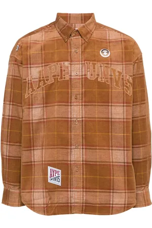 A Bathing Ape Hemd mit Logo-Patch