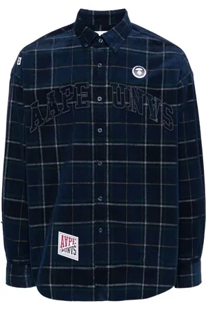 A Bathing Ape Hemd mit Logo-Patch