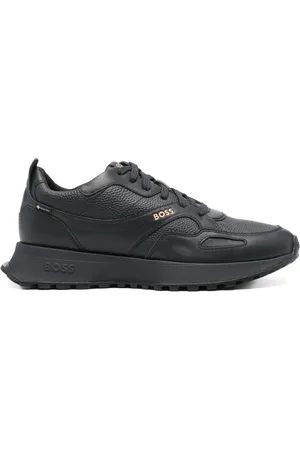 HUGO BOSS Wasserdichte Sneakers aus poliertem Leder