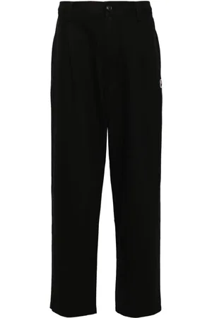 A Bathing Ape Chino mit Logo-Patch