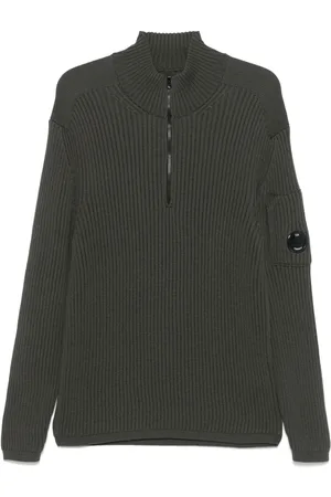 C.P. Company Pullover mit Lens-Detail