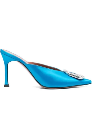 Amina Muaddi Camelia Mules 90mm