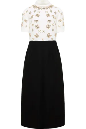 DICE KAYEK Midikleid mit Kristallen