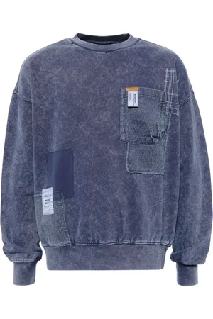 Musium Div. Sweatshirt im Patchwork-Design