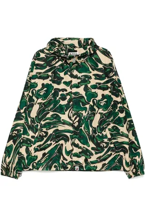 A Bathing Ape Kapuzenjacke mit Marmor-Camouflage