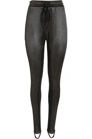 AMIR SLAMA Leggings mit Lurex-Detail