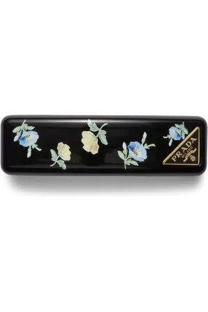 Prada Haarspange mit Blumen-Print