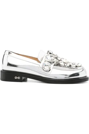 Mach & Mach Loafer mit Kristallen
