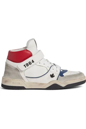 Dsquared2 Spiker High-Top-Sneakers im Distressed-Look