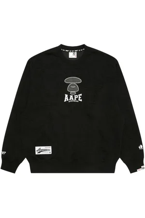 A Bathing Ape Pullover mit Logo-Patch