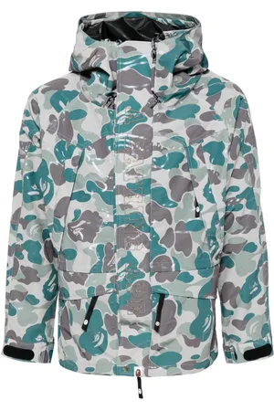 A Bathing Ape Sportjacke mit Camouflage-Print