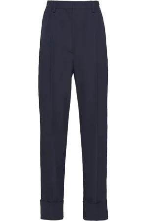 Prada Klassische Hose mit Bügelfalten