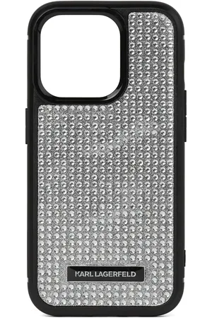 Karl Lagerfeld IPhone 16 Pro Max-Hülle mit Strass