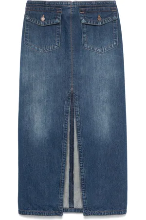 Chloé Midirock aus Denim