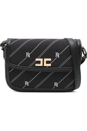 Elisabetta Franchi Schultertasche mit Logo-Jacquard