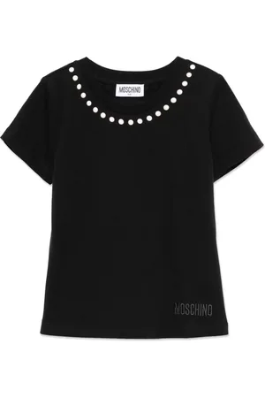 Moschino T-Shirt mit Logo-Stickerei