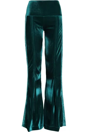 AMIR SLAMA Ausgestellte Hose aus Samt