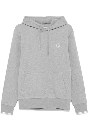 Fred Perry Hoodie mit Logo-Stickerei
