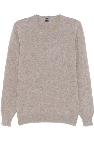 FEDELI Klassischer Kaschmirpullover