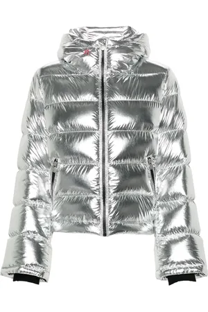 Perfect Moment Ausgestellte Jacke im Metallic-Look