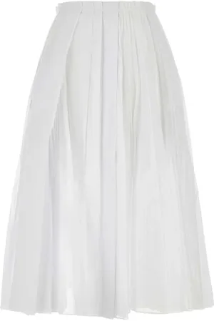 Jil Sander Faltenrock in A-Linie