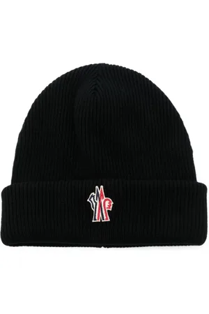 Moncler Beanie mit Logo-Patch