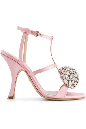 Giambattista Valli Slingback-Sandalen mit Kristallen 110mm