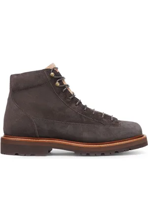 Brunello Cucinelli Knöchelhohe Wildlederstiefel