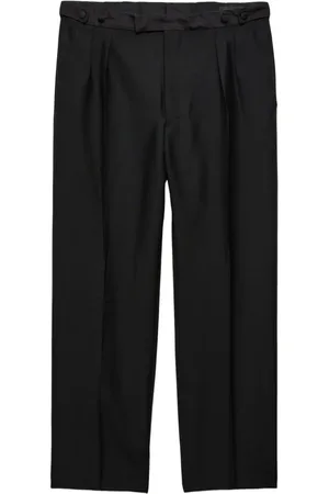 Prada Wide-Leg-Hose mit Bundfalten