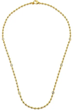 BUDDHA MAMA 20kt Gelbgoldhalskette mit Diamanten