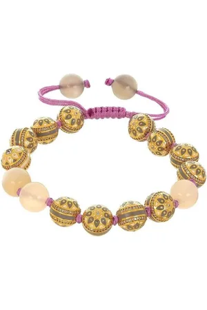 BUDDHA MAMA 20kt Gelbgoldarmband mit Diamanten