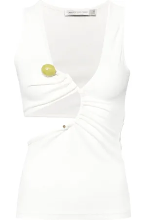 CHRISTOPHER ESBER Arc Tanktop mit Schmucksteinen
