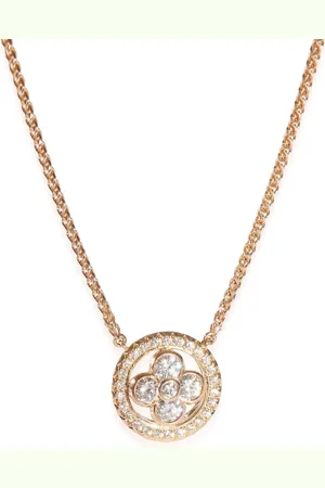 LOUIS VUITTON 18kt Blossom Rotgoldhalskette mit Diamanten