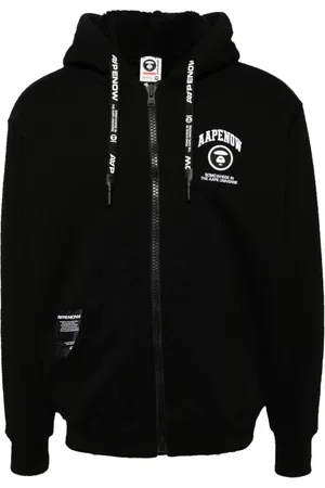 A Bathing Ape Kapuzenjacke mit Logo-Patch