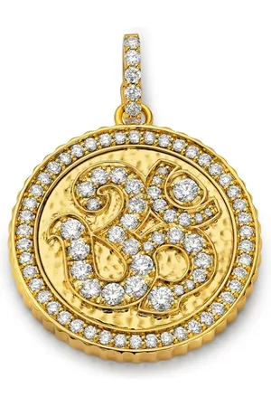 BUDDHA MAMA 20kt Gelbgoldhalskette mit Diamantanhänger