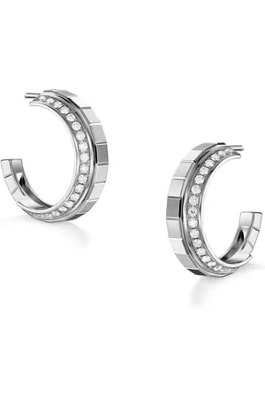 Chopard 18kt Ice Cube Weißgoldohrringe mit Diamanten