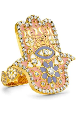 BUDDHA MAMA 20kt Hamsa Gelbgoldring