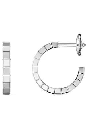 Chopard 18kt Ice Cube Weißgoldohrringe