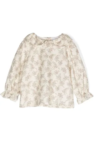 PATACHOU Bluse mit Logo-Applikation