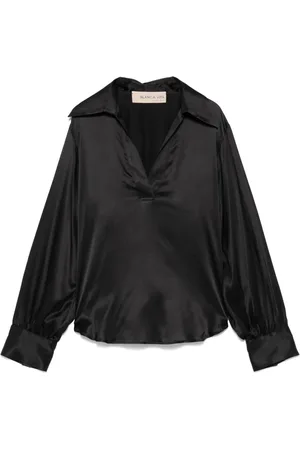 BLANCA Klassische Satinbluse