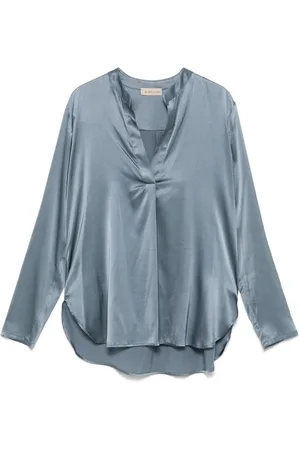 BLANCA Klassische Satinbluse