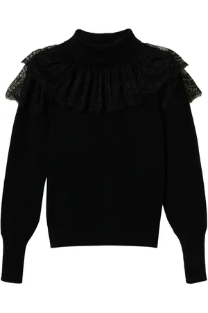 Twin-Set Pullover mit Stehkragen
