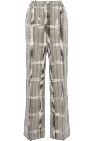 3.1 Phillip Lim Karierte Hose mit Pailletten