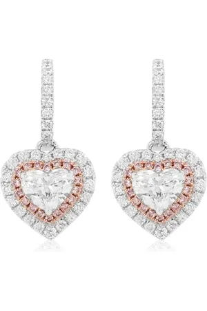 HYT Jewelry 18kt Weißgold-Hängeohrringe mit Diamanten