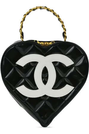 CHANEL 1995 Kosmetiktasche mit CC-Herz