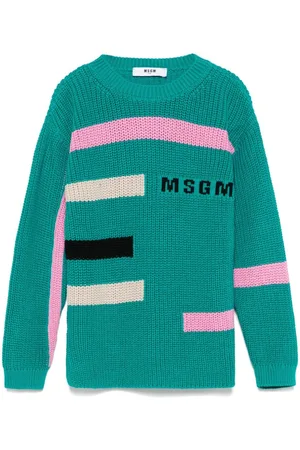 Msgm Pullover in Colour-Block-Optik