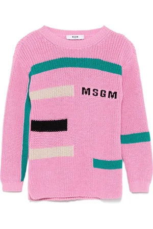 Msgm Pullover in Colour-Block-Optik