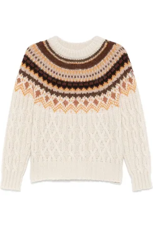 Moncler Pullover mit Zopfmuster